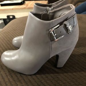 Grey booties